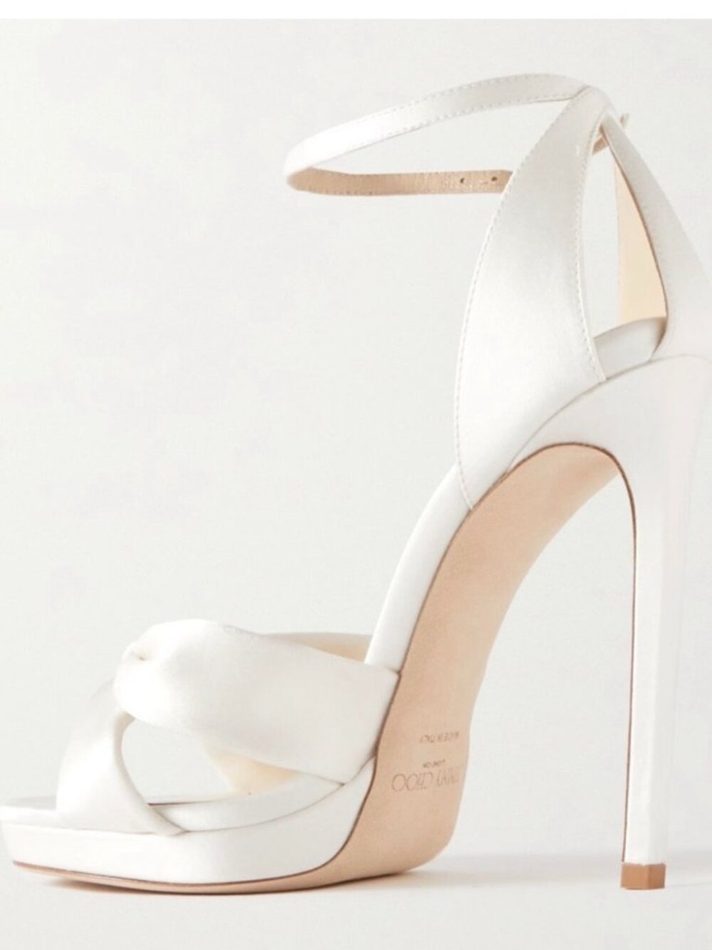 Jimmy Choo Rosie 120 Satin Heels - Picture 3 of 11